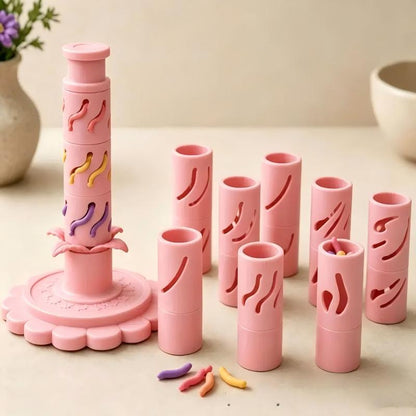 Modular Clay Bloom Maker DIY Polymer Clay Flower Shaping Tool Set for Handmade Floral Crafts