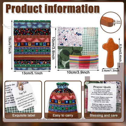 🎁Easter Prayer Gift Pocket Prayer Quilt Set✝️