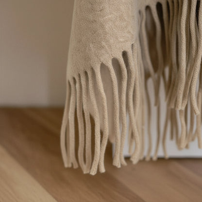 The Fleece Tassel Shawl