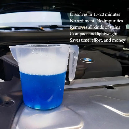 Car Windshield Washer Concentrate Tablets 1 Pack Makes 52.5 Gallons (1 Tablet 1.05 Gal) Winter Use