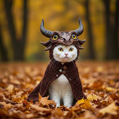 🔥Last Day 49% OFF - 🐉DIY Dragon Cat Hoodie Set🐾Handmade