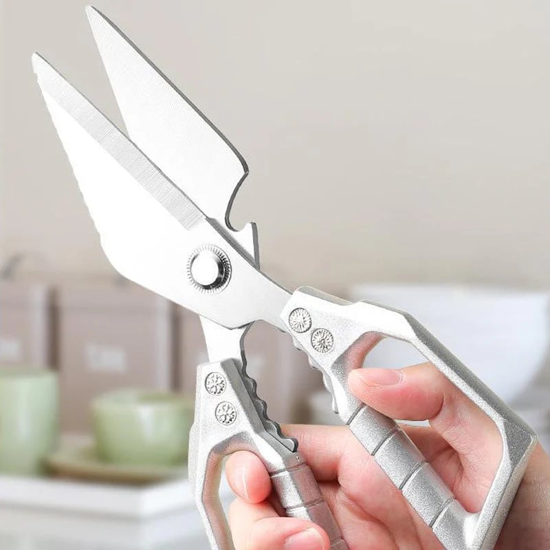 ✂️! 🔥 Heavy-Duty Kitchen Scissors - Multi-Function & Dishwasher Safe, Perfect for Poultry, Herbs and Daily Use 🍗✨