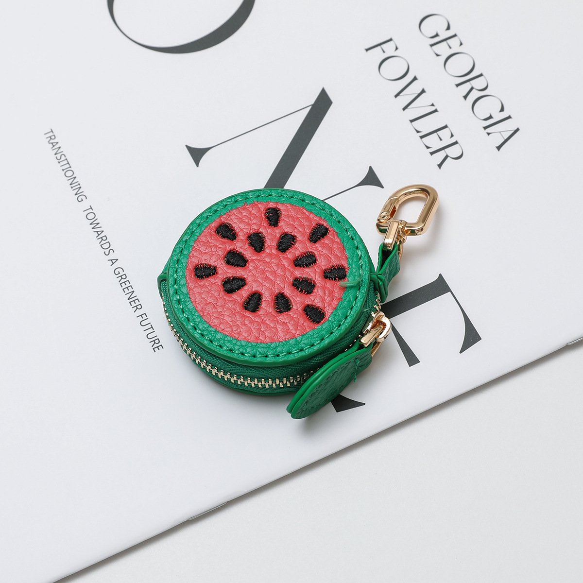 🔥Last Day 49% OFF - 🍊Cute Fruit Coin Purse Bag Charm Airtag Accessories