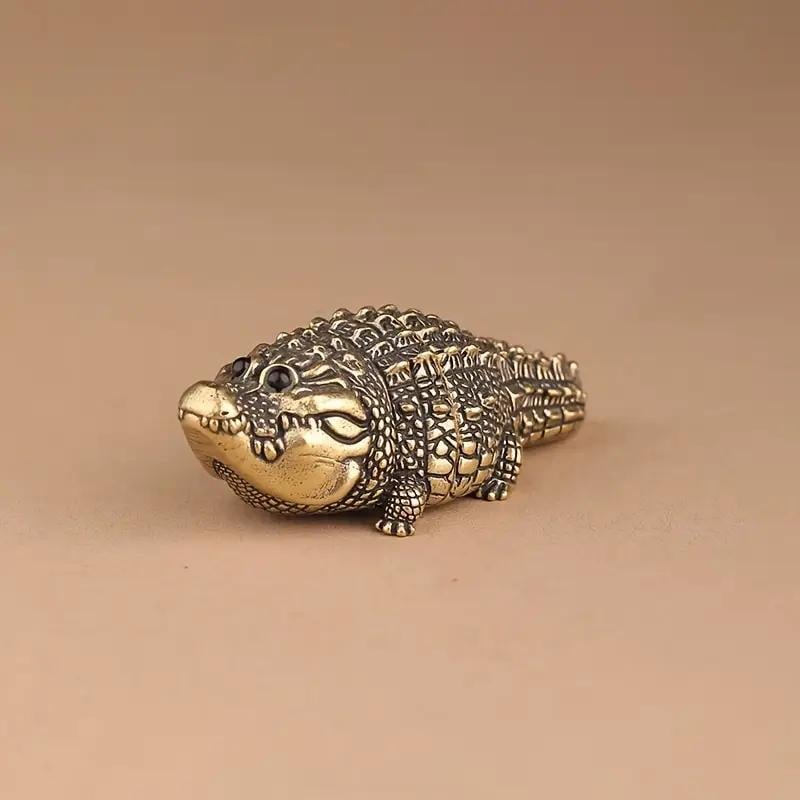 🔥LAST DAY 49% OFF - ✨Cute Fat Copper Alligator Statue