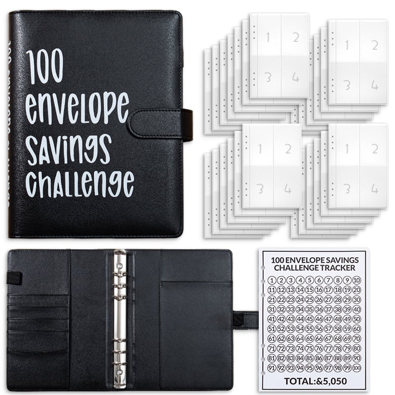 🔥LAST DAY 50% OFF✉️100 Envelope Savings Challenge Book