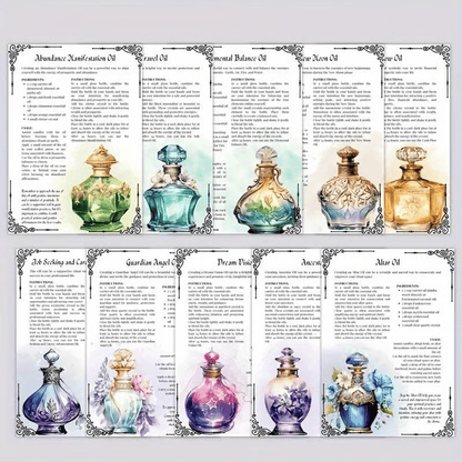 🔥LAST DAY 50% OFF🔮50-Page Magic Oil Recipes Book – Witchcraft Guide & Ritual Book