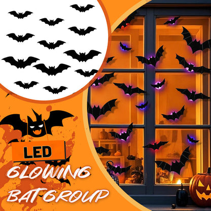 🔥Halloween 3D Lighted LED Flashing Bats