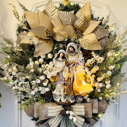 🔥LAST DAY 50% - Holy Family Wreath Decorations