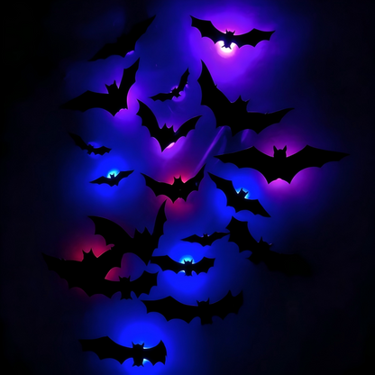 3D Bat Design LED Decoration