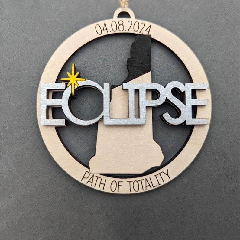Solar Eclipse 2024 Ornament