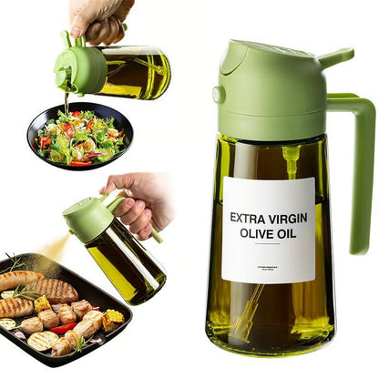 💕2 in 1 Glass Oil Sprayer & Dispenser🔥