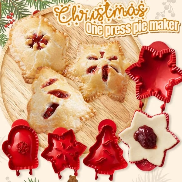 🔥Last Day 50% OFF - 🎃Halloween/🎄Christmas One-Press Hand Pie Maker