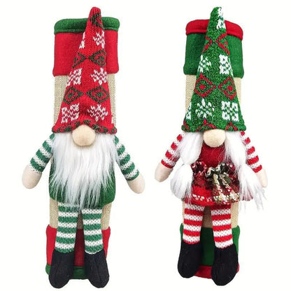 🎅Early Christmas 50%OFF🎅2 set Christmas Gnome Design Fridge Door Handle Cover