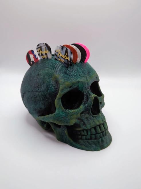💀3D Pick Holder Skull Mohawk🎁