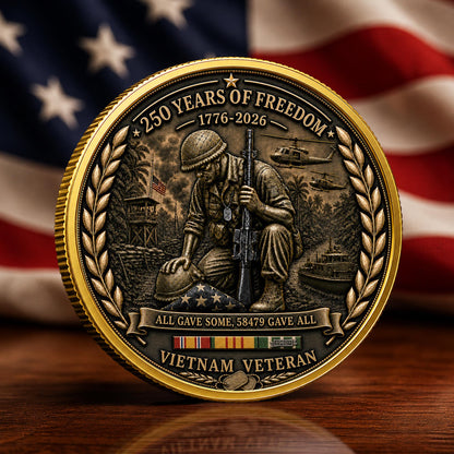 🔥Hot Sale 49 % OFF🔥Vietnam Veteran America 250th Anniversary Commemorative Coin