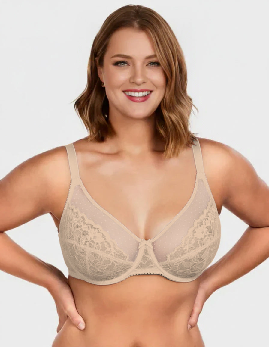 Full Coverage Lace Minimizer Bra