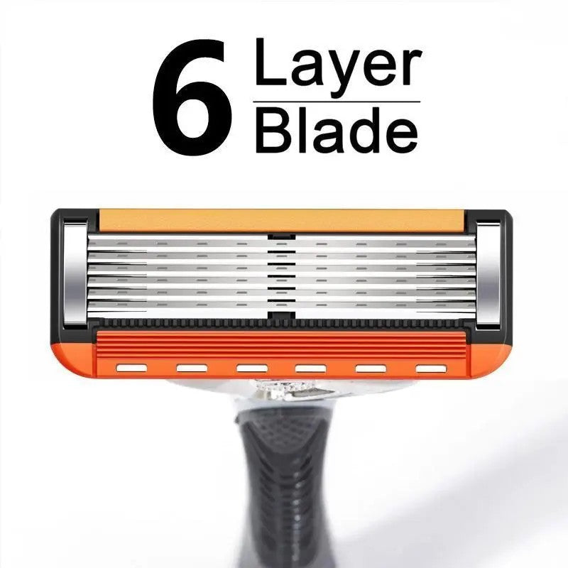 Cartivoe™ 6-Blade Razor Refill Kit for Men – Choose 24, 48 or Handle Bundle 🪒