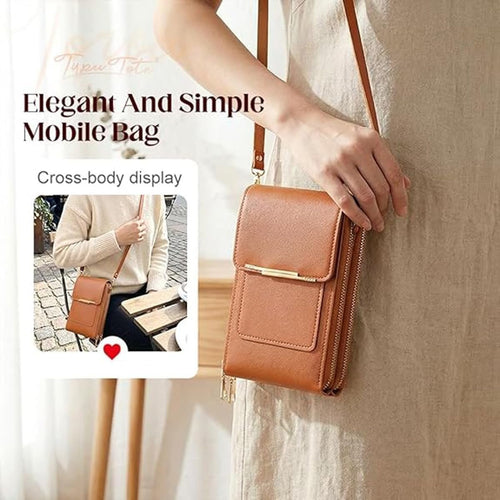 🔥LAST DAY 50% OFF - 👛📱 Dopamine Color Touchscreen Crossbody Phone Wallet