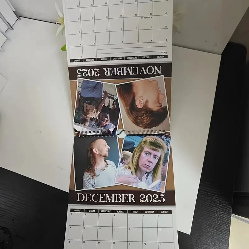 🔥World's Greatest Mullets" Humorous Wall Calendar🎁