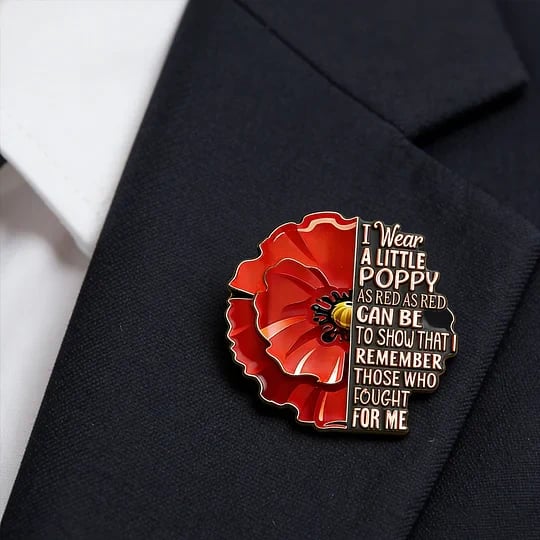 Unisex US Red Friday Exquisite Brooch