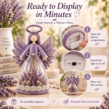 🎁Lighted Floral Angel Figurine