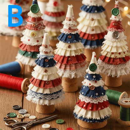 🔥LAST DAY 🎄Patchwork Christmas Tree Decoration Kit✨