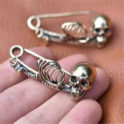 🔥🎁 - 🧷Mystical Skull Pin Brooch - Gothic Style Jewelry