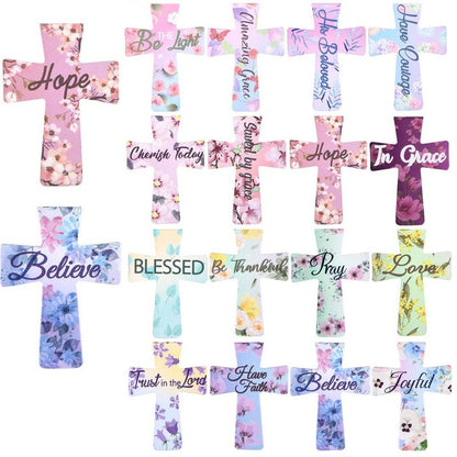 🔥LAST DAY 📖12 Pcs Magnetic Cross Bookmarks Gifts for Bible Study, Readers, Teachers, Students🌸✝️