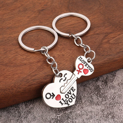 ❤️‍🔥LAST DAY 💕 I Love You Couples Keychains for Him and Her