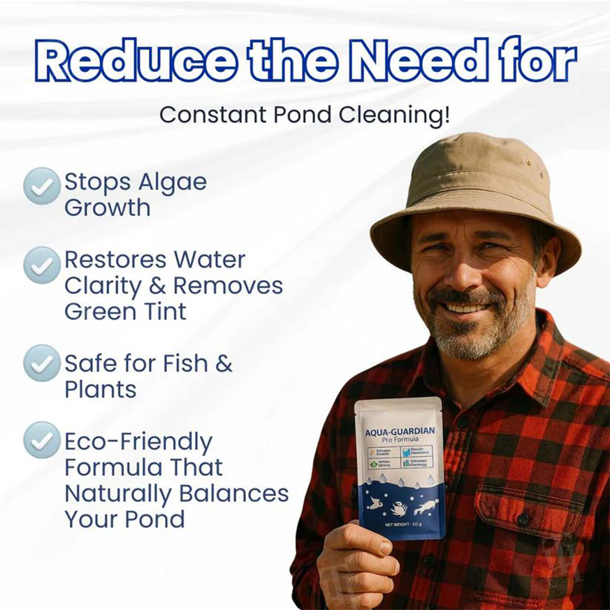 ✨ From Green to Clean Overnight! |⏱️ Crystal Clear in 24 Hours! |  Aqua-Guardian Pro Formula