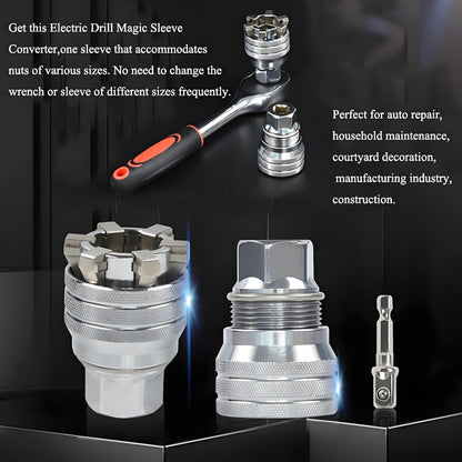 10-19mm Adjustable Universal Socket Wrench