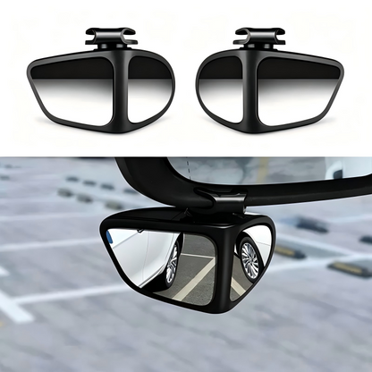 360-Degree Car Blind Spot Mirrors: Wide-Angle Reversing Auxiliary Mirrors for Front and Rear Wheels, Ultra-Clear Reflectors