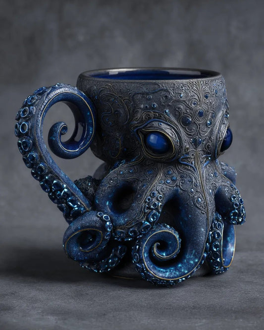 🔥Last Day 49% OFF - 🐙Blue Ring Octopus Cup