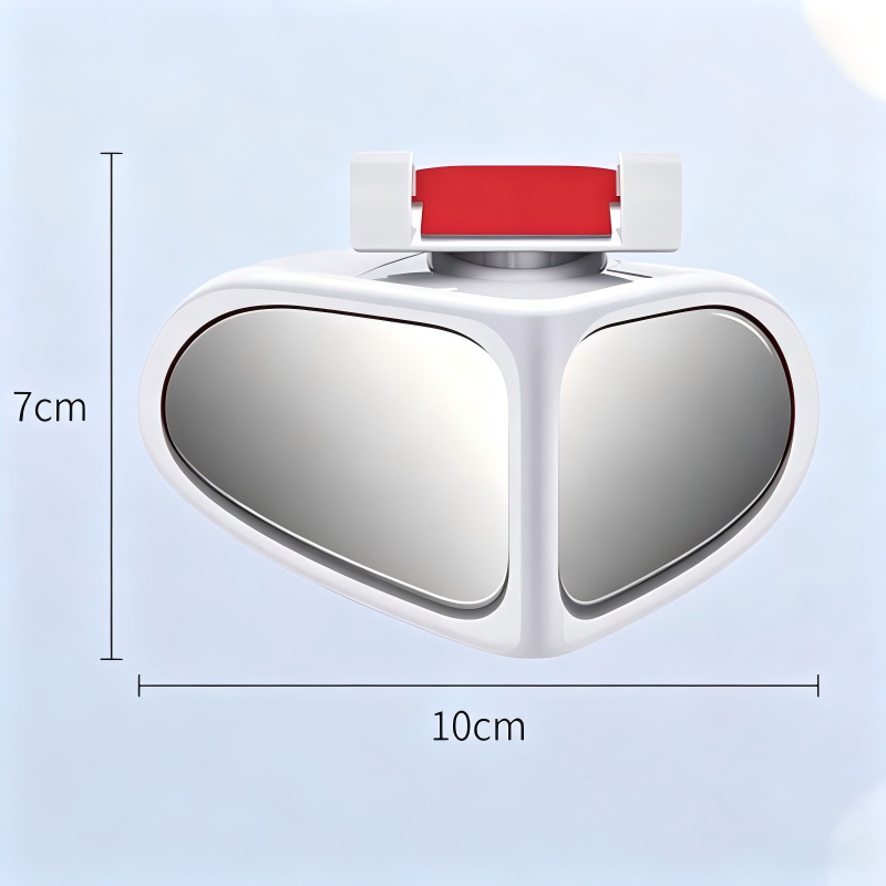 360-Degree Car Blind Spot Mirrors: Wide-Angle Reversing Auxiliary Mirrors for Front and Rear Wheels, Ultra-Clear Reflectors