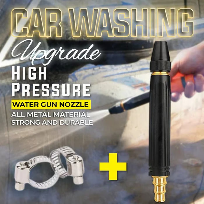 🔥High-Pressure Hose Spray Gun with Brush Attachment