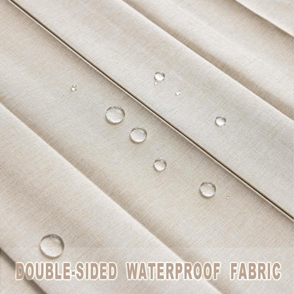 Pleated Folding Door Curtain | Accordion Room Divider with Magnetic Closure – Waterproof, No-Drill