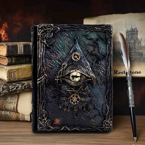 🔥Last Day 49% OFF - 👁️📖 Dark Wind Cthulhu's Secret Eye Hand Book Office Notebook Journal
