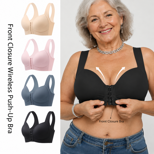 Liber bra-Comfort Sculpt Seamless (Front-Closure, Wireless)Designed for middle-aged and elderly people