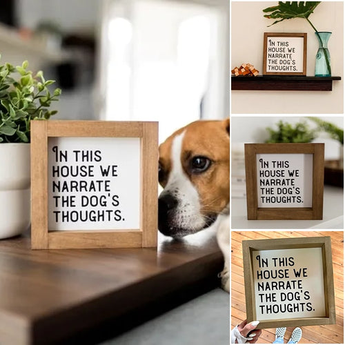 🔥LAST DAY 50% OFF - 😺🐶Pet Slogan Home Decorations