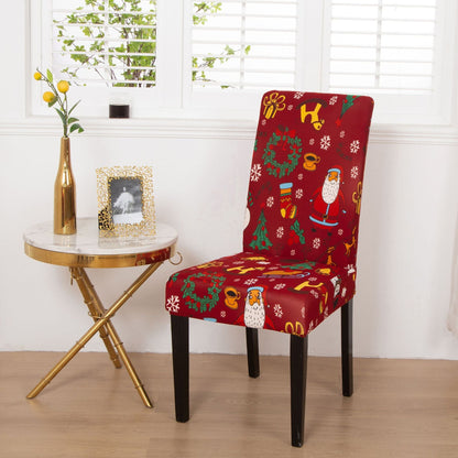 Santa Claus Dining Chair Covers Set