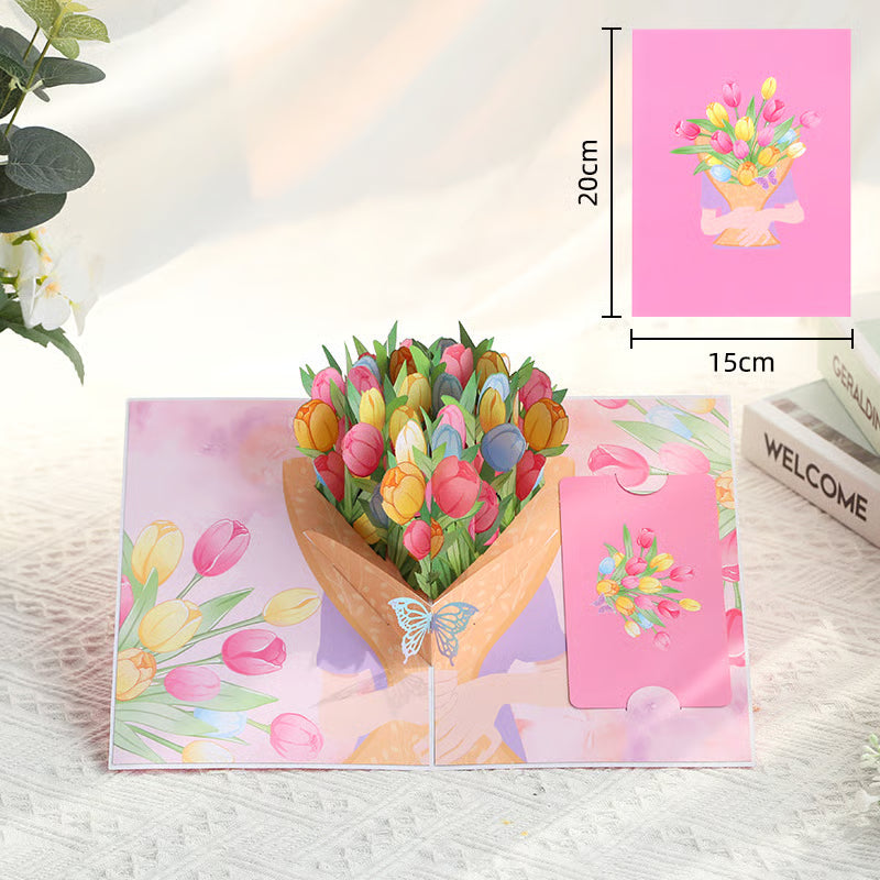 🌼💌Forever Bloom 3D Flower Card, A Gift That Never Fades