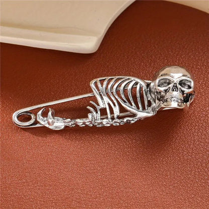 🔥🎁 - 🧷Mystical Skull Pin Brooch - Gothic Style Jewelry