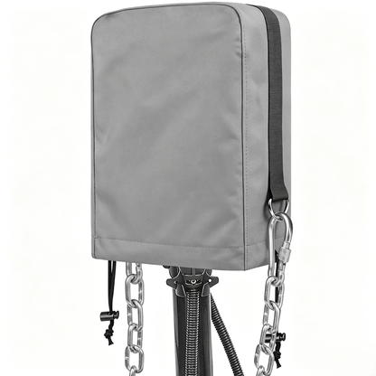 RV Electric Jack Safety Cover – Heavy-Duty Waterproof Gray Cover