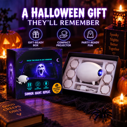 🎃 👻 Haunt Halloween Window Projector-360° Adjustable Stand for Home Decor 🎃
