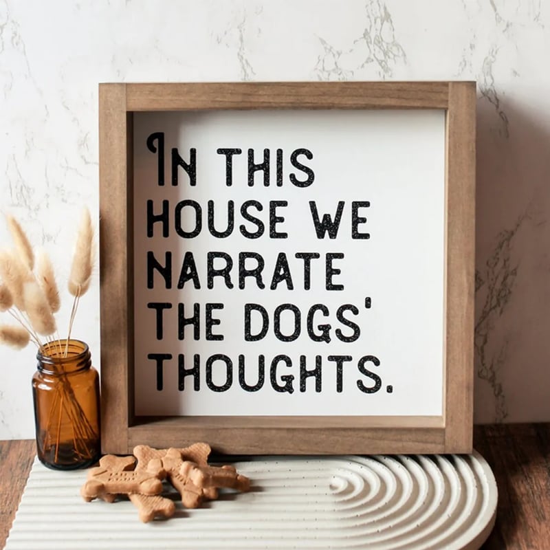 🔥LAST DAY 50% OFF - 😺🐶Pet Slogan Home Decorations