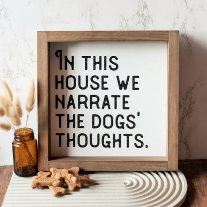 🔥LAST DAY 50% OFF - 😺🐶Pet Slogan Home Decorations