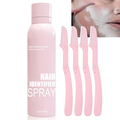 Hair Identifier Spray For Face Shaving Skin Body