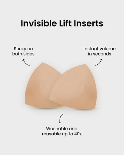 Double-Sided Adhesive Invisible Lift Inserts