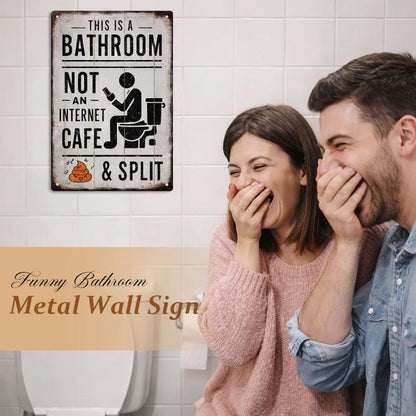 🔥Last Day 50% OFF - 🚽 This Is a Bathroom, Not an Internet Café