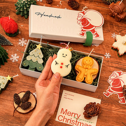 🎅Handmade Christmas Scented Candle Gift Set: A Festive Essential for Atmosphere & Gifting🕯️🎄